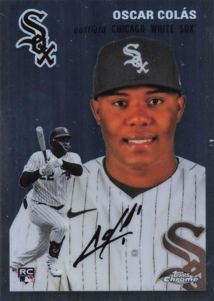 #188 Oscar Colás - Chicago White Sox - 2023 Topps Chrome Platinum Anniversary Baseball