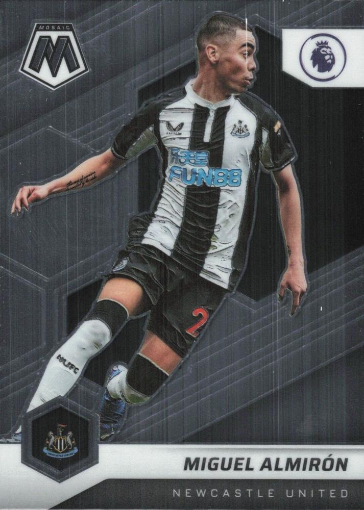 #189 Miguel Almiron - Newcastle United - 2021-22 Panini Mosaic Premier League Soccer
