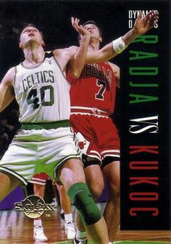 #189 Dino Radja / Toni Kukoc - Chicago Bulls/Boston Celtics - 1994-95 SkyBox Premium Basketball