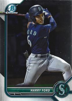#BCP-189 Harry Ford - Seattle Mariners - 2022 Bowman - Chrome Prospects Baseball