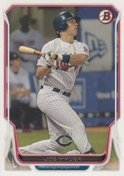 #189 Joe Mauer - Minnesota Twins - 2014 Bowman Baseball