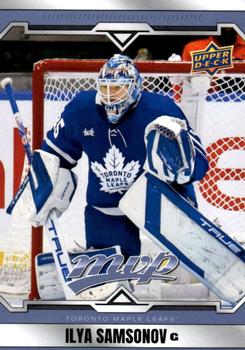#189 Ilya Samsonov - Toronto Maple Leafs - 2024-25 Upper Deck MVP Hockey