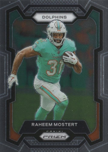 #189 Raheem Mostert - Miami Dolphins - 2023 Panini Prizm Football