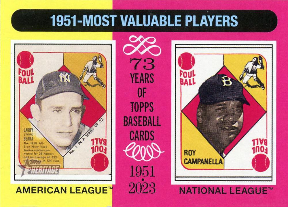 #189 1951s (Yogi Berra / Roy Campanella) - New York Yankees / Brooklyn Dodgers - 2024 Topps Heritage Baseball