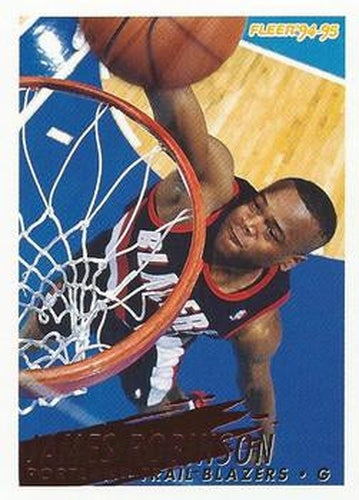 #189 James Robinson - Portland Trail Blazers - 1994-95 Fleer Basketball