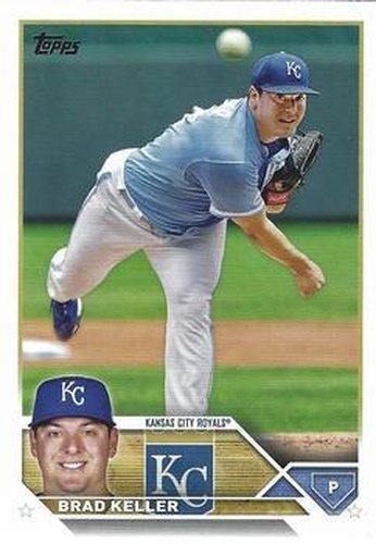#189 Brad Keller - Kansas City Royals - 2023 Topps Baseball