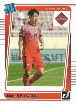 #189 Min-kyu Song - Korea Republic - 2021-22 Donruss Road to FIFA World Cup Qatar 2022 Soccer