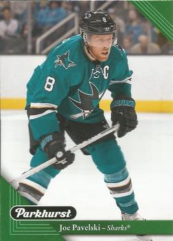 #189 Joe Pavelski - San Jose Sharks - 2017-18 Parkhurst Hockey