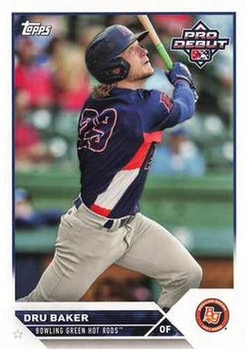 #PD-189 Dru Baker - Bowling Green Hot Rods - 2023 Topps Pro Debut Baseball