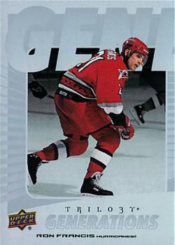 #TG-18A Ron Francis - Carolina Hurricanes - 2023-24 Upper Deck Trilogy - Generations Hockey