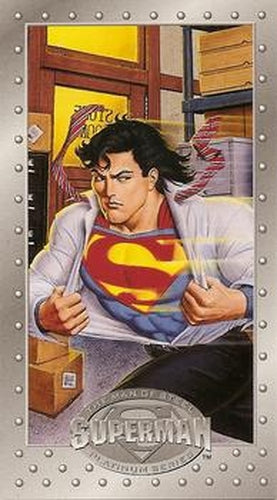 #18 Quick Change - 1994 SkyBox Superman Man of Steel Platinum Series