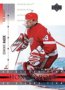 #18 Dominik Hasek - Detroit Red Wings - 2001-02 Upper Deck Honor Roll Hockey
