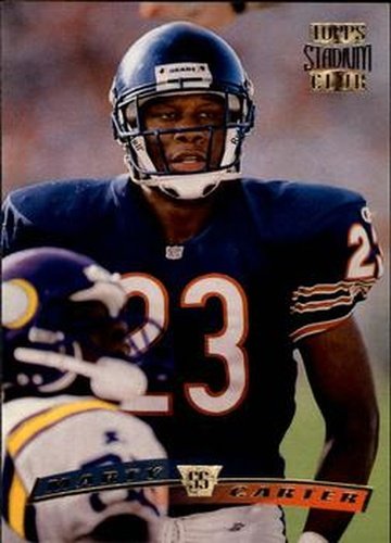 #18 Marty Carter - Chicago Bears - 1996 Stadium Club Football