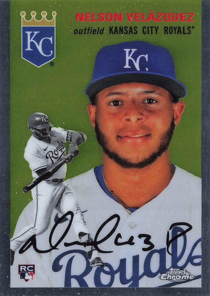 #18 Nelson Velázquez - Kansas City Royals - 2023 Topps Chrome Platinum Anniversary Baseball