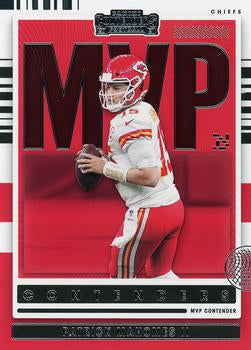 #MVP-PMA Patrick Mahomes II - Kansas City Chiefs - 2021 Panini Contenders - MVP Contenders Football