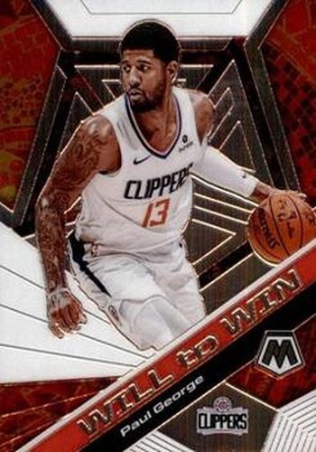 #18 Paul George - Los Angeles Clippers - 2019-20 Panini Mosaic - Will to Win Basketball
