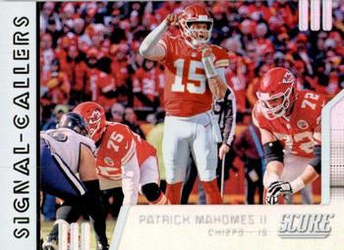 #SC-18 Patrick Mahomes II - Kansas City Chiefs - 2019 Score - Signal-Callers Football