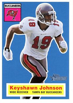 #18 Keyshawn Johnson - Tampa Bay Buccaneers - 2001 Topps Heritage Football