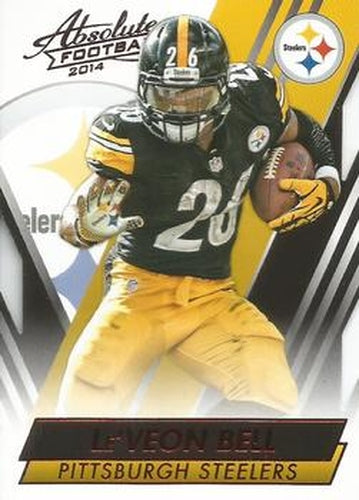 #18 Le'Veon Bell - Pittsburgh Steelers - 2014 Panini Absolute - Red Football