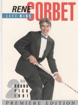#18 Rene Corbet - 1991 Arena Draft Picks Hockey