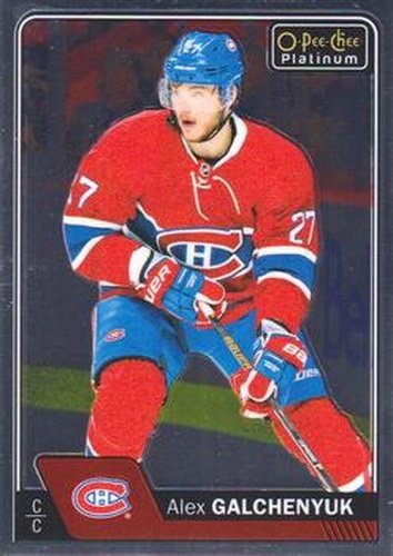 #18 Alex Galchenyuk - Montreal Canadiens - 2016-17 O-Pee-Chee Platinum Hockey