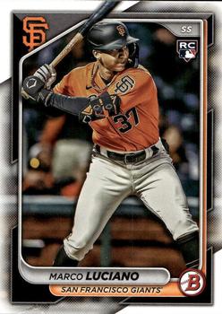 #18 Marco Luciano - San Francisco Giants - 2024 Bowman Baseball