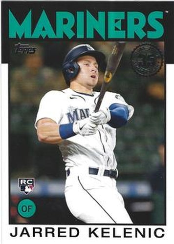 #86B-18 Jarred Kelenic - Seattle Mariners - 2021 Topps Update - 1986 Topps Baseball 35th Anniversary Baseball