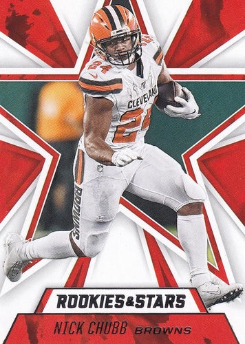#18 Nick Chubb - Cleveland Browns - 2020 Panini Rookies & Stars Football