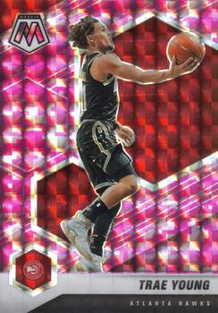 #18 Trae Young - Atlanta Hawks - 2020-21 Panini Mosaic - Mosaic Camo Pink Basketball