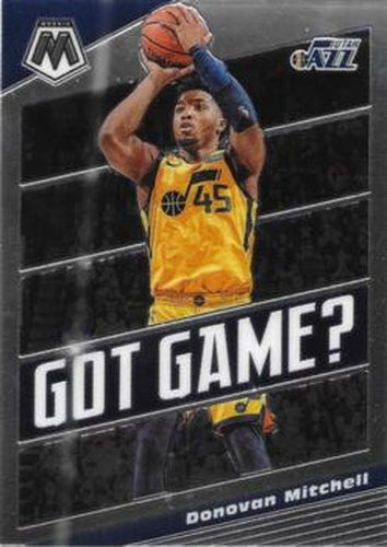 #18 Donovan Mitchell - Utah Jazz - 2019-20 Panini Mosaic - Got Game Basketball