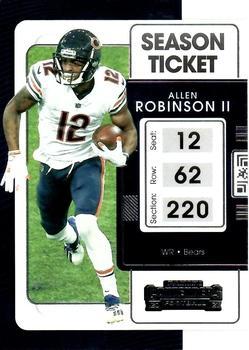 #18 Allen Robinson II - Chicago Bears - 2021 Panini Contenders Football