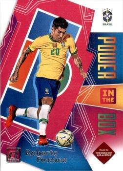 #18 Roberto Firmino - Brazil - 2021-22 Donruss Road to FIFA World Cup Qatar 2022 - Power in the Box Soccer