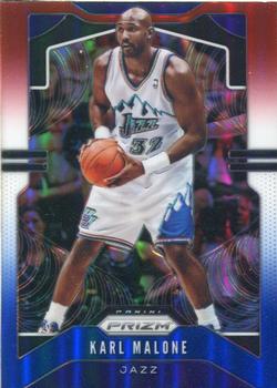 #18 Wilt Chamberlain - Los Angeles Lakers - 2019-20 Panini Prizm - Prizms Red White and Blue Basketball