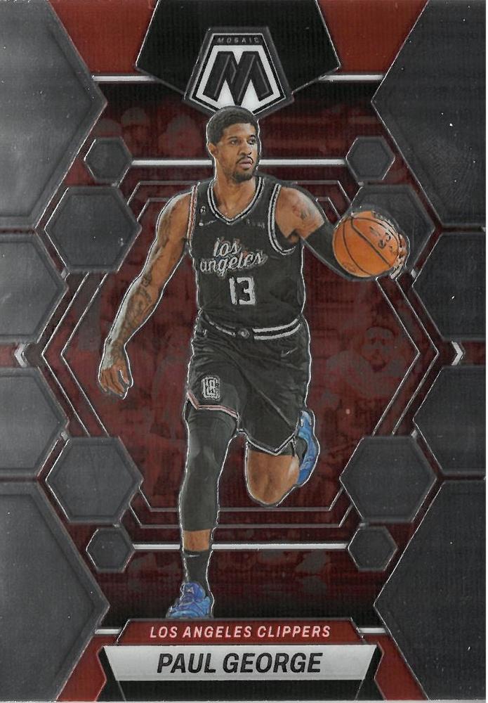 #18 Paul George - Los Angeles Clippers - 2022-23 Panini Mosaic Basketball
