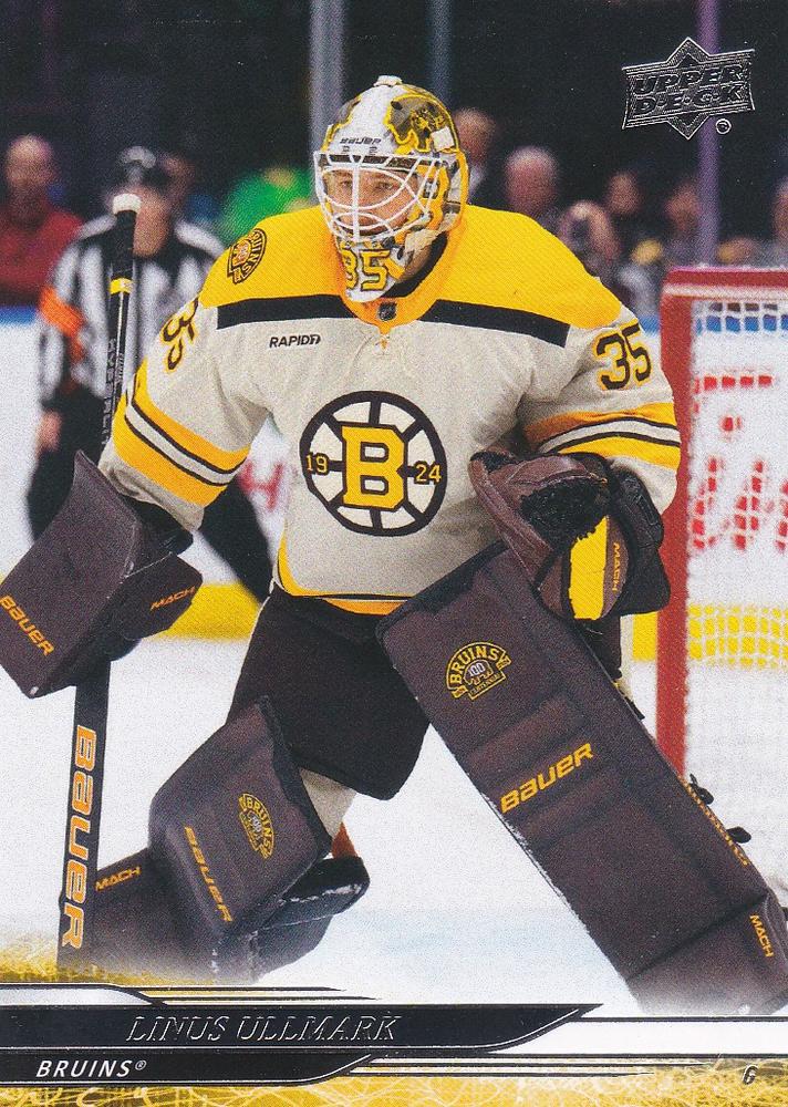 #18 Linus Ullmark - Boston Bruins - 2024-25 Upper Deck Hockey