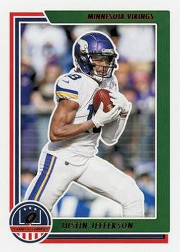 #STS-JJE Justin Jefferson - Minnesota Vikings - 2021 Panini Chronicles - Stars and Stripes Football