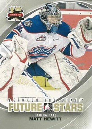 #18 Matt Hewitt - Regina Pats - 2011-12 In The Game Between The Pipes Hockey