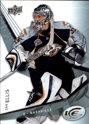 #18 Dan Ellis - Nashville Predators - 2008-09 Upper Deck Ice Hockey