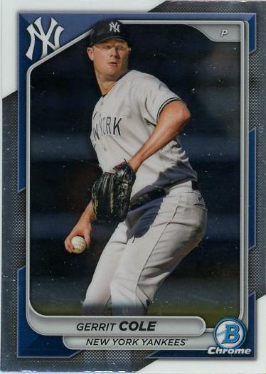 #18 Gerrit Cole - New York Yankees - 2024 Bowman Chrome Baseball