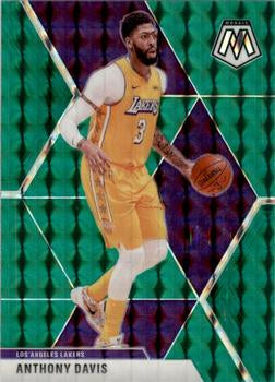 #18 Anthony Davis - Los Angeles Lakers - 2019-20 Panini Mosaic - Green Prizm Basketball