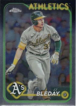 #190 JJ Bleday - Oakland Athletics - 2024 Topps Chrome Baseball