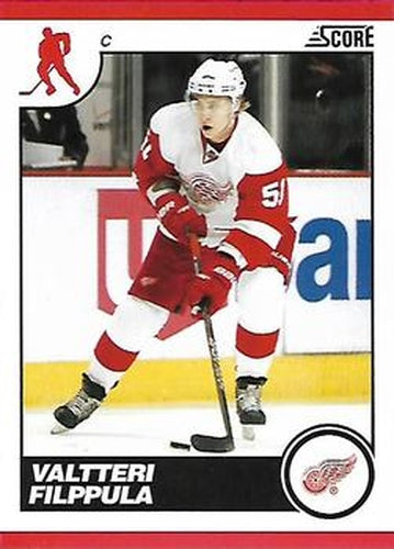 #190 Valtteri Filppula - Detroit Red Wings - 2010-11 Score Hockey
