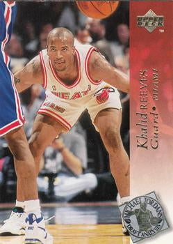 #190 Khalid Reeves - Miami Heat - 1994-95 Upper Deck Basketball
