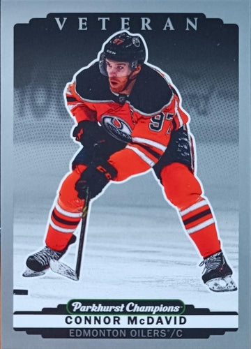 #190 Connor McDavid - Edmonton Oilers - 2022-23 Parkhurst Champions - Silver Hockey