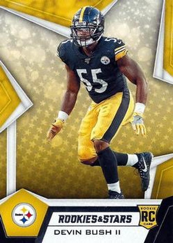 #190 Devin Bush II - Pittsburgh Steelers - 2019 Panini Rookies & Stars Football