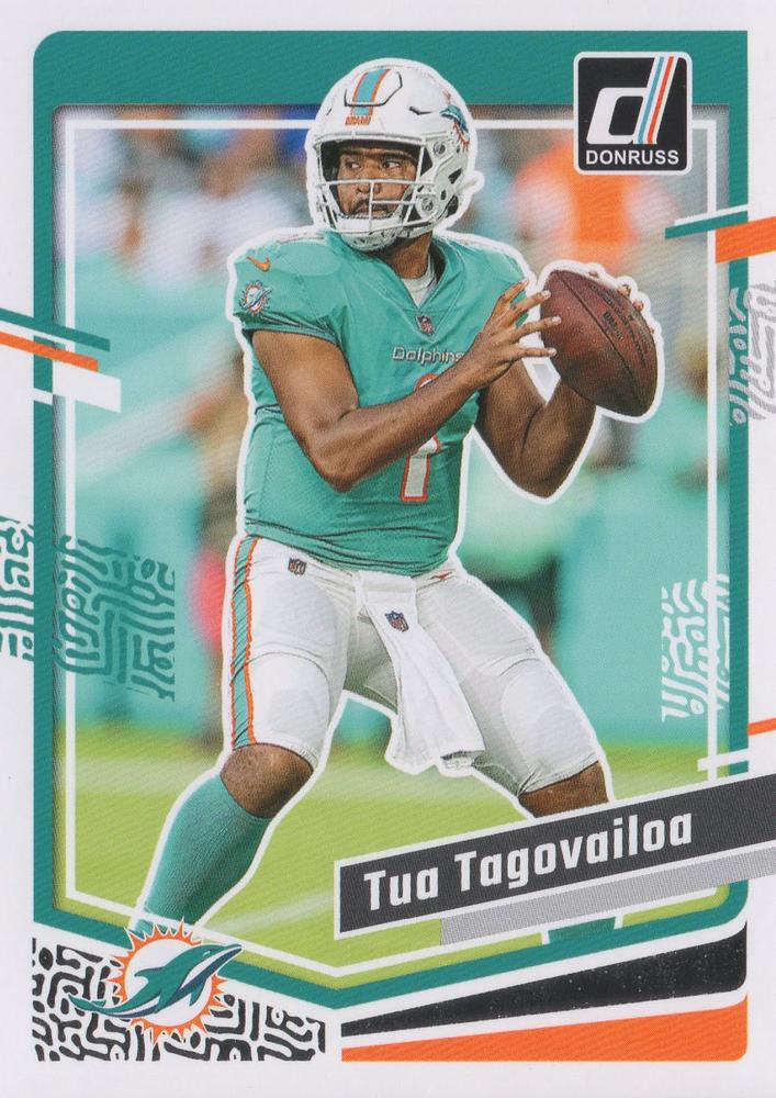 #190 Tua Tagovailoa - Miami Dolphins - 2023 Donruss Football