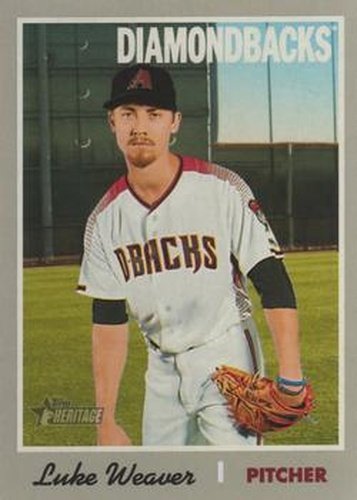 #190 Luke Weaver - New York Yankees - 2019 Topps Heritage Baseball