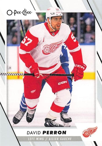 #190 David Perron - Detroit Red Wings - 2023-24 O-Pee-Chee Hockey