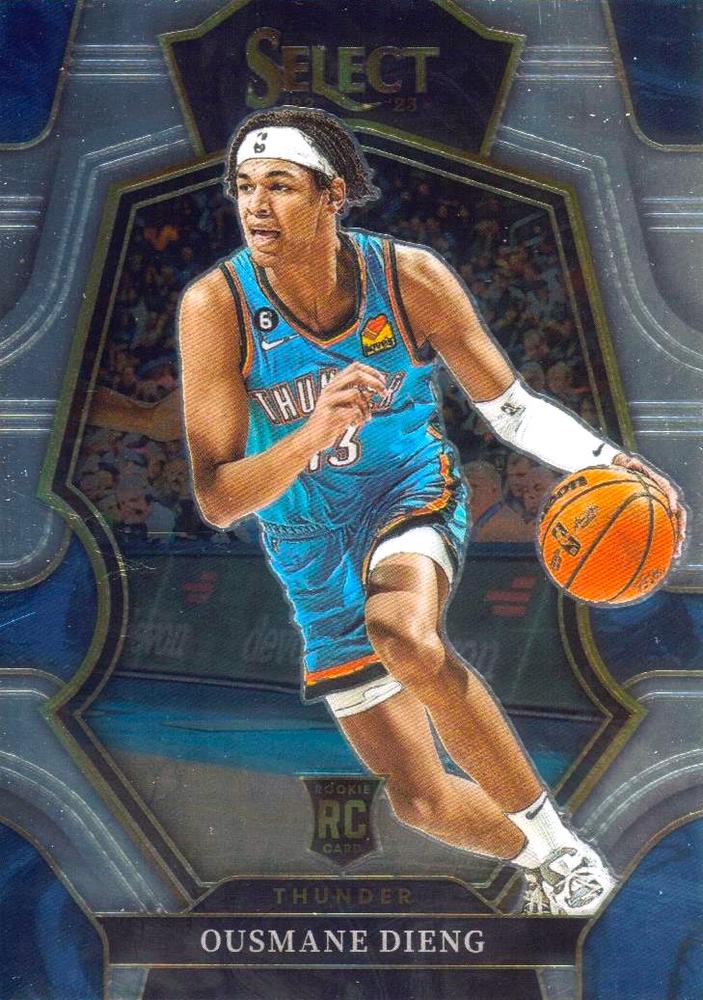 #190 Ousmane Dieng - Oklahoma City Thunder - 2022-23 Panini Select Basketball