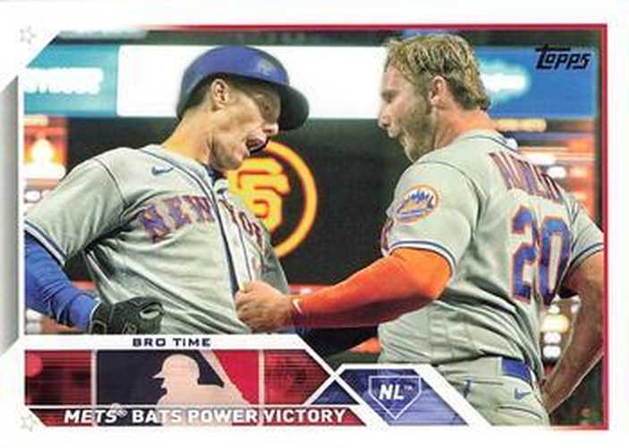 #190 Bro Time - New York Mets - 2023 Topps Baseball